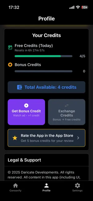 Censorify App
