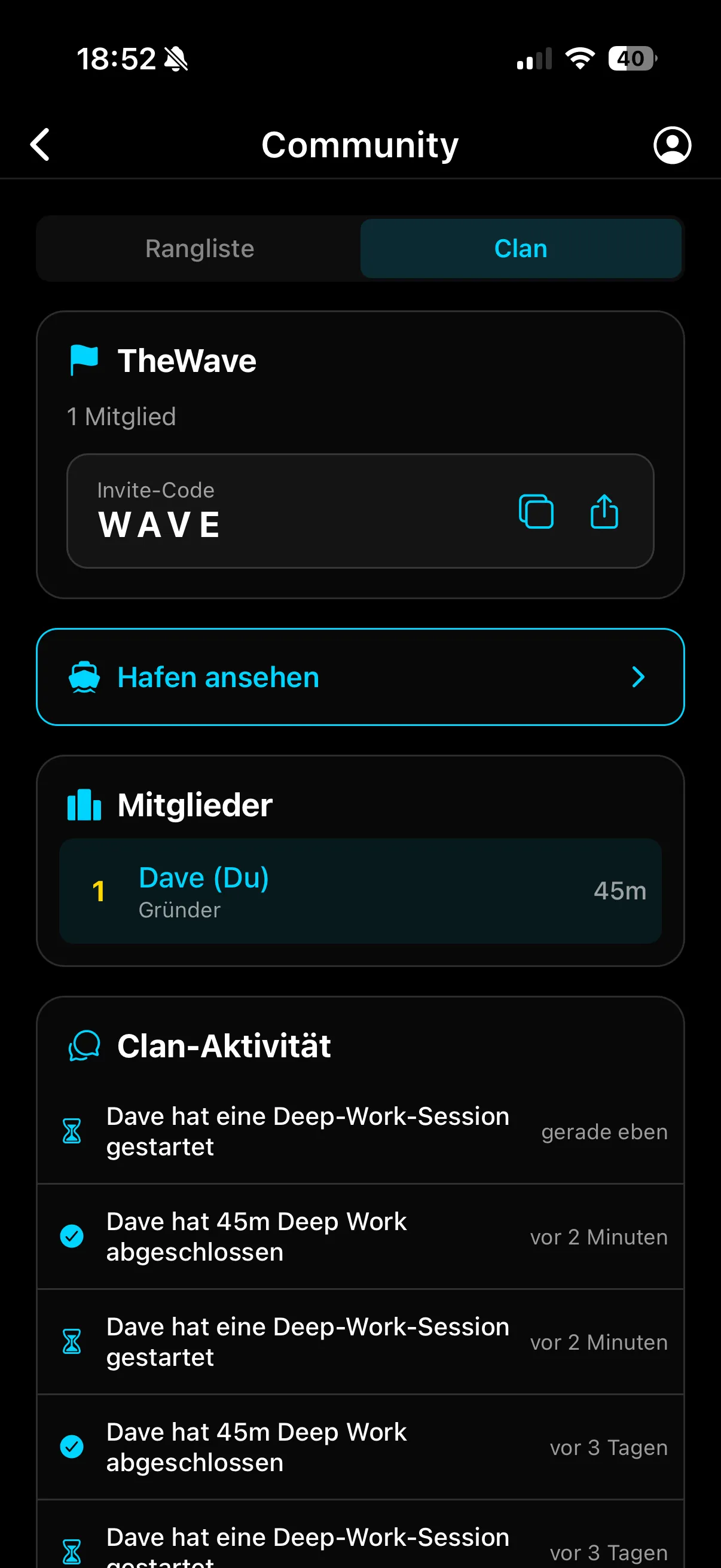 TheWave – Community & Clans